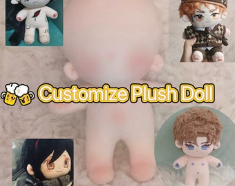 Personnalisez la poupée en peluche de 20 cm 30 cm 40 cm, peluches personnalisées, cadeaux pour amateur de poupées en peluche