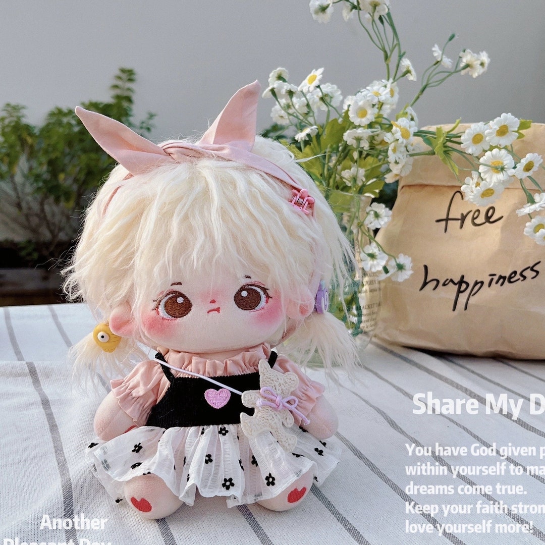 20cm Plush Doll Dress, Cotton Doll Pink Honey Dress Suit - Etsy