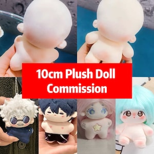 Customize 10cm Plush Doll Commission,Personalized Plushies, Gifts For Plush Doll Lover