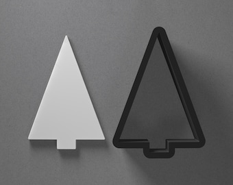 Tree Arrow Triangle Polymer Clay Earring & Cookie Cutter, Pottery Tool