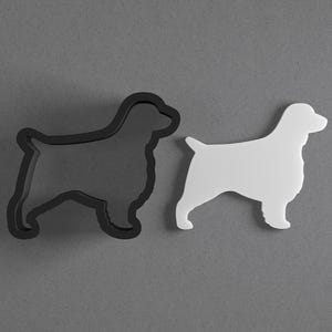 English Springer Terrier Polymer Clay Earring & Cookie Cutter, Pottery Tool