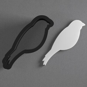 Canary Bird Polymer Clay Earring & Cookie Cutter, Pottery Tool