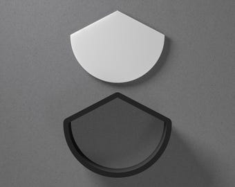 Circular Triangle Polymer Clay Earring & Cookie Cutter, Pottery Tool