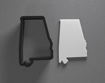 Alabama State Form USA Polymer Clay Ohrring & Ausstechform, Keramik Werkzeug