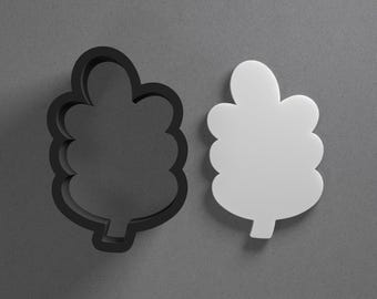 Organic Leaf Polymer Clay Earring & Cookie Cutter, Pottery Tool