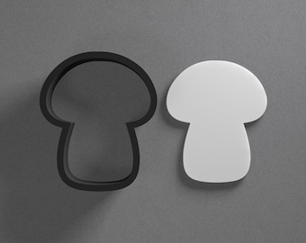 Mushroom Polymer Clay Earring & Cookie Cutter, Pottery Tool