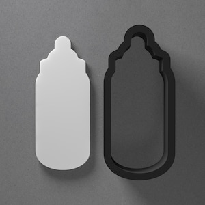 Baby Bottle Polymer Clay Cutter With Sharp Tapered Edge, Earring And Jewelry Tool For Mini Studs Or Pendant Set, Cookie Cutter