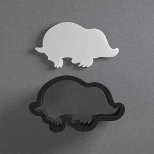 Mole Animal Polymer Clay Earring & Cookie Cutter, Pottery Tool