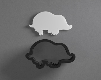 Mole Animal Polymer Clay Earring & Cookie Cutter, Pottery Tool