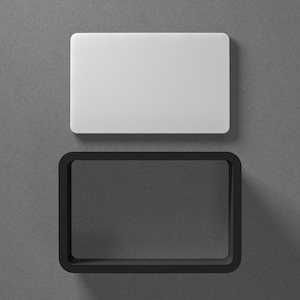 Emporte-pièce rectangulaire en pâte polymère pour carte de crédit avec bord effilé tranchant, boucle d'oreille et accessoire pour mini clous ou pendentif, emporte-pièce