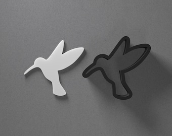 Hummingbird Humming Bird Polymer Clay Earring & Cookie Cutter, Pottery Tool