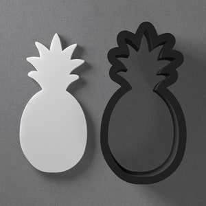 Exotic Pineapple Polymer Clay Cutter With Sharp Tapered Edge, Earring And Jewelry Tool For Mini Studs Or Pendant Set, Cookie Cutter