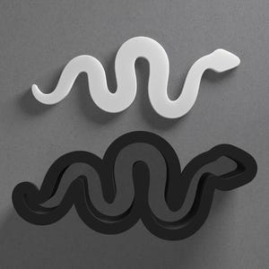 Snake Polymer Clay Earring & Cookie Cutter, Pottery Tool
