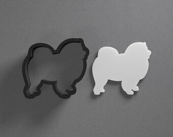 Chow Chow Dog Breed Polymer Clay Earring & Cookie Cutter, Pottery Tool