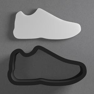 Running Shoe Polymer Clay Earring & Cookie Cutter, Pottery Tool