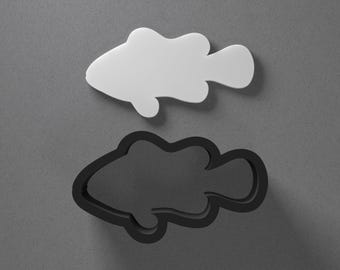 Clownfish Clown Fish Polymer Clay Earring & Cookie Cutter, Pottery Tool