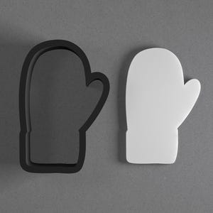 Mitten Glove Winter Polymer Clay Earring & Cookie Cutter, Pottery Tool