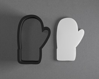 Mitten Glove Winter Polymer Clay Earring & Cookie Cutter, Pottery Tool