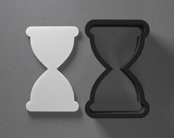 Hourglass Hour Glass Polymer Clay Earring & Cookie Cutter, Pottery Tool