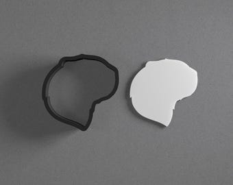 Groundhog Head Face Polymer Clay Earring & Cookie Cutter, Pottery Tool