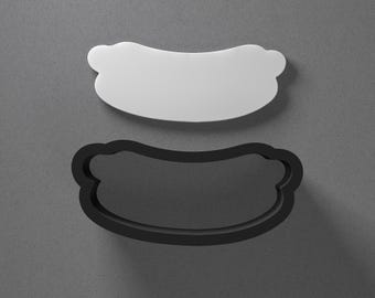 Hotdog Hot Dog Polymer Clay Earring & Cookie Cutter, Pottery Tool