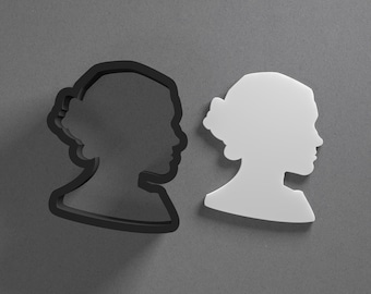 Meghan Markle Duchess Polymer Clay Earring & Cookie Cutter, Pottery Tool