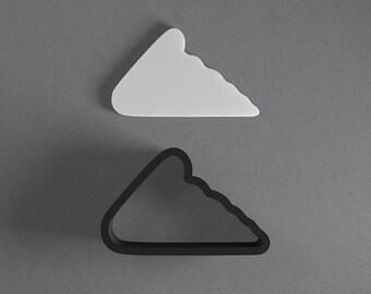 Pizza Slice Polymer Clay Earring & Cookie Cutter, Pottery Tool