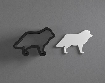 Boucle d'oreille et emporte-pièce en pâte polymère Arctic Fox, outil de poterie