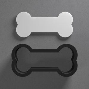 Dog Bone Polymer Clay Earring & Cookie Cutter, Pottery Tool