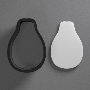 Papaya Fruit Shape Polymer Clay Earring & Cookie Cutter, Pottery Tool