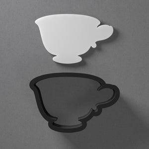 Pendientes de arcilla polimérica con forma de tetera y cortador de galletas, herramienta de cerámica