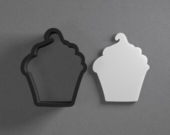 Cupcake Polymer Clay Earring & Cookie Cutter, Pottery Tool
