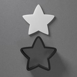 Mollige Stern Polymer Clay Ohrring & Ausstechform, Keramik Werkzeug