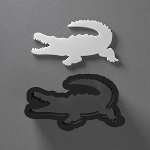 Crocodile Polymer Clay Cutter With Sharp Tapered Edge, Earring And Jewelry Tool For Mini Studs Or Pendant Set, Cookie Cutter