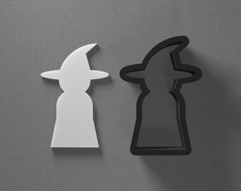 Cartoon Witch Polymer Clay Earring & Cookie Cutter, Pottery Tool