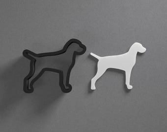 Vizsla Dog Breed Polymer Clay Earring & Cookie Cutter, Pottery Tool