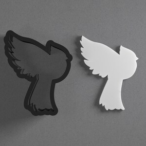 Cardinal Bird Animal Polymer Clay Earring & Cookie Cutter, Pottery Tool
