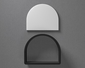 Kurzer Alabaster Fenster Polymer Clay Ohrring & Ausstechform, Keramik Werkzeug