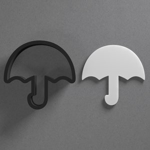 Umbrella Rain Polymer Clay Cutter With Sharp Tapered Edge, Earring And Jewelry Tool For Mini Studs Or Pendant Set, Cookie Cutter