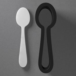 Cuchara, utensilio de arcilla polimérica, aretes y cortador de galletas, herramienta de cerámica