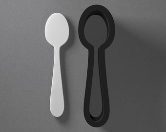 Löffel Utensil Polymer Clay Ohrring & Ausstechform, Keramik Werkzeug