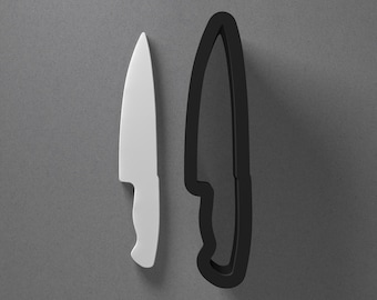 Küchenmesser Polymer Clay Ohrring & Ausstechform, Keramik Werkzeug