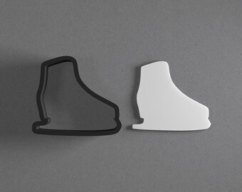 Ice Skate Skating Sport Polymer Clay Earring & Cookie Cutter, Pottery Tool
