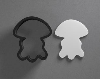 Jellyfish Jelly Fish Polymer Clay Earring & Cookie Cutter, Pottery Tool