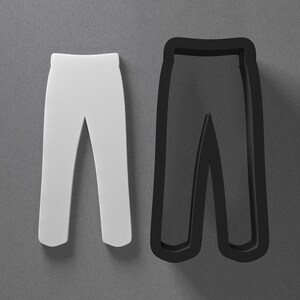 Pants Trousers Polymer Clay Earring & Cookie Cutter, Pottery Tool