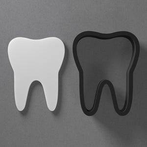 Emporte-pièce en pâte polymère en forme de dent pour boucles d'oreilles et biscuits, outil de poterie