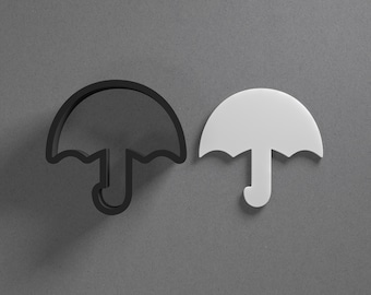 Umbrella Rain Polymer Clay Earring & Cookie Cutter, Pottery Tool