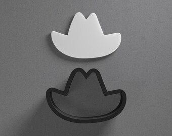 Cowboy Hat Cow Boy Rodeo Polymer Clay Earring & Cookie Cutter, Pottery Tool