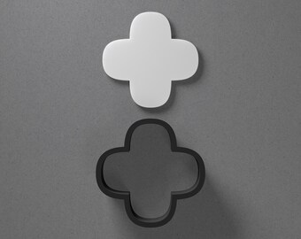 Quatrefoil Cross Plus Polymer Clay Earring & Cookie Cutter, Pottery Tool