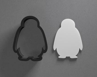 Standing Penguin Polymer Clay Earring & Cookie Cutter, Pottery Tool